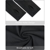 image:imageStelle Women Workout Tops Long Sleeve Seamless Compression Athletic Shirts Yoga Gym Sports Breathable TeesBlack