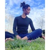 image:imageStelle Women Workout Tops Long Sleeve Seamless Compression Athletic Shirts Yoga Gym Sports Breathable TeesBlackwithout Thumb Hole