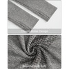 image:imageStelle Women Workout Tops Long Sleeve Seamless Compression Athletic Shirts Yoga Gym Sports Breathable TeesGrey