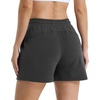 image:imageStelle Womens Drawstring Sweat Shorts Comfy Elastic Shorts Workout Lounge Shorts with PocketsZ Charcoal