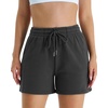 image:imageStelle Womens Drawstring Sweat Shorts Comfy Elastic Shorts Workout Lounge Shorts with PocketsZ Charcoal