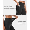 image:imageStelle Womens Fleece Lined Leggings 27 Thermal Winter Warm High Waisted Workout Yoga Pants with PocketBlack