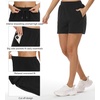 image:imageStelle Womens Sweat Shorts Casual Drawstring Shorts Comfy Cotton High Waisted Workout Lounge Shorts with PocketsBlack Sweat Shorts