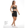 image:imageStelle Womens Sweat Shorts Casual Drawstring Shorts Comfy Cotton High Waisted Workout Lounge Shorts with PocketsBlack Sweat Shorts