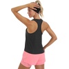 image:imageStelle Womens Tank Tops Workout Gym Exercise Athletic Yoga Tops Racerback Running Tank Top Loose FitCharcoal