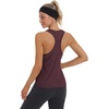 image:imageStelle Womens Tank Tops Workout Gym Exercise Athletic Yoga Tops Racerback Running Tank Top Loose FitHeather Burgundy