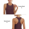 image:imageStelle Womens Tank Tops Workout Gym Exercise Athletic Yoga Tops Racerback Running Tank Top Loose FitHeather Burgundy