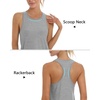 image:imageStelle Womens Tank Tops Workout Gym Exercise Athletic Yoga Tops Racerback Running Tank Top Loose FitLight Heather Grey