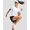 image:imageStelle Womens Workout Tops Short Sleeve Seamless Athletic Shirts Yoga Gym Running TShirtsAwhite