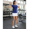 image:imageStelle Womens Workout Tops Short Sleeve Seamless Athletic Shirts Yoga Gym Running TShirtsNavy
