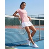 image:imageStelle Womens Workout Tops Short Sleeve Seamless Athletic Shirts Yoga Gym Running TShirtsStrawberry Milk