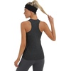 image:imageStelle Workout Tank Tops for Women Athletic Scoop Neck Racerback Shirt with Chest Pocket Yoga Gym Running Summer TopCharcoal