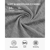 image:imageStelle Workout Tank Tops for Women Athletic Scoop Neck Racerback Shirt with Chest Pocket Yoga Gym Running Summer TopLight Heather Grey