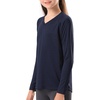 image:imageStelle Youth Girls Athletic Performance Long Sleeve Shirts V Neck Moisture Wicking Base Layer UndershirtNavy