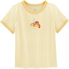 image:imageStelle Girls Graphic Tees Short Sleeve Girls Shirts Cute Tops Crew Neck Casual Basic Summer TShirt for Kids Teen 415 YearsButter Croissantvanilla