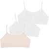 image:imageStelle Girls Padded Training Bras Seamless Spaghetti Strap Bralette Sports Bras for Teens Kids2 Whitesoft Bare