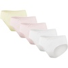 image:imageStelle Girls Underwear Cotton Brief Toddler Breathable Soft Panties 5 Pack  Underwear for Girls Design with Cute Bow Stretchy Waistband Breathable DoubleLayer Gusset for School Play Everyday Wear2 White2whisper Pinksoft Butter Yellow