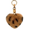 image:imageStelle Pom Pom Keychain Rabbit Fur Bag Charms Fluffy Cute Keychains Purse Backpack Accessories Gifts for GirlsWomenCheetahheart