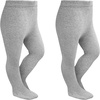 image:imageStelle Toddler Girls Tights Baby Cable Knit Thick Stockings Cotton Winter Warm Leggings Pantyhose 123 Pack2packgrey