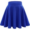 image:imageStelle Women Casual Skater Skirts with Shorts Underneath Basic Versatile Flared Mini SkortsCobalt Blue