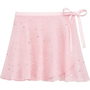 image:imageStelle Ballet Skirt Women Chiffon Sarong Wrap Skirt Adjustable Tie Adult Dance SkirtsPink Shiny