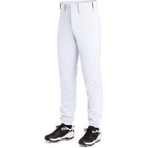 image:imageStelle Boys Baseball Pants Youth with Pockets Kids Tee Ball  Softball Fastpitch Full Length Double knee Snap Zipper Belt loops Elastic ankle hems Practice Game day DurableWhite