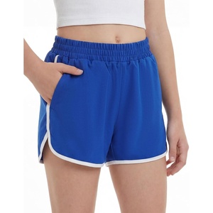 image:imageStelle Girls Athletic Shorts with Pockets Quick Dry Running Shorts Gymnastics Basketball Short for Teen KidsRoyal Blue