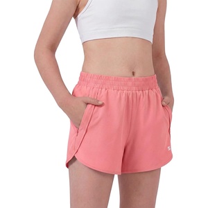 image:imageStelle Girls Athletic Shorts with Zipper Pockets Elastic Waist Running Short Basketball Volleyball Soccer Shorts for TeenCoral