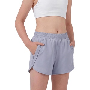 image:imageStelle Girls Athletic Shorts with Zipper Pockets Elastic Waist Running Short Basketball Volleyball Soccer Shorts for TeenPurple Haze