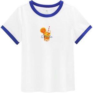 image:imageStelle Girls Graphic Tees Short Sleeve Girls Shirts Cute Tops Crew Neck Casual Basic Summer TShirt for Kids Teen 415 YearsOj Summerwhite