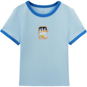 image:imageStelle Girls Graphic Tees Short Sleeve Girls Shirts Cute Tops Crew Neck Casual Basic Summer TShirt for Kids Teen 415 YearsSeas the Dayblue