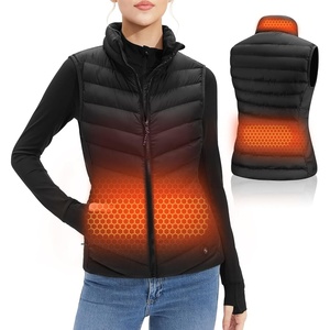 image:imageStelle Heated Vest Women Power Bank Not Included Smart Warming Electric Heating Puffer Vest Lightweight FleeceBlack