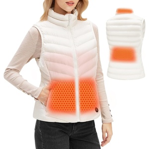 image:imageStelle Heated Vest Women Power Bank Not Included Smart Warming Electric Heating Puffer Vest Lightweight FleeceVanilla
