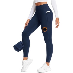 image:imageStelle Womens Fleece Lined Leggings 27 Thermal Winter Warm High Waisted Workout Yoga Pants with PocketNavy