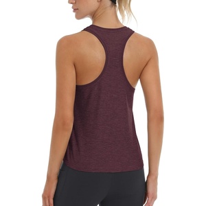image:imageStelle Womens Tank Tops Workout Gym Exercise Athletic Yoga Tops Racerback Running Tank Top Loose FitHeather Burgundy