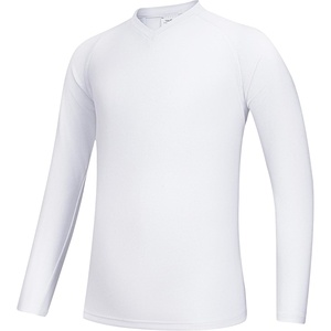 image:imageStelle Youth Girls Athletic Performance Long Sleeve Shirts V Neck Moisture Wicking Base Layer UndershirtWhite