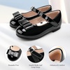 image:imageStelle Dress Shoes for Girls Mary Jane Flats with Bow for School PartyBlack