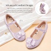 image:imageStelle Dress Shoes for Girls Mary Jane Flats with Bow for School PartyPetal Glimmer