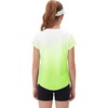 image:imageStelle Girls Athletic Shirts Short Sleeve Running Dry Fit Tops Kids Teens  Ombre Moisturewicking Quick dry Breathable Lightweight Soccer Training Sports Crewneck Active tshirts Summer TeeNeon Yellow