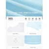 image:imageStelle Girls Athletic Shirts Short Sleeve Running Dry Fit Tops Kids Teens  Ombre Moisturewicking Quick dry Breathable Lightweight Soccer Training Sports Crewneck Active tshirts Summer TeeLight Blue