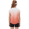 image:imageStelle Girls Athletic Shirts Short Sleeve Running Dry Fit Tops Kids Teens  Ombre Moisturewicking Quick dry Breathable Lightweight Soccer Training Sports Crewneck Active tshirts Summer TeeCoral