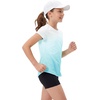 image:imageStelle Girls Athletic Shirts Short Sleeve Running Dry Fit Tops Kids Teens  Ombre Moisturewicking Quick dry Breathable Lightweight Soccer Training Sports Crewneck Active tshirts Summer TeeLight Blue