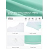 image:imageStelle Girls Athletic Shirts Short Sleeve Running Dry Fit Tops Kids Teens  Ombre Moisturewicking Quick dry Breathable Lightweight Soccer Training Sports Crewneck Active tshirts Summer TeeMint Green