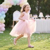 image:imageStelle Girls Dress Shoes Rhinestone Buckle Mary Janes for School Wedding  Sparkle buckle detail Hookandloop closure Cushioned comfort Flexible sole Flower girl Party Flats Low heelsBlush Glimmer