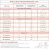 image:imageStelle Girls Dress Shoes Rhinestone Buckle Mary Janes for School Wedding  Sparkle buckle detail Hookandloop closure Cushioned comfort Flexible sole Flower girl Party Flats Low heelsPearl Glimmer
