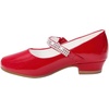 image:imageStelle Girls Mary Jane Dress Shoes Low Heel Glitter Patent Bow Kids Party Wedding Flower Girl School ShoesToddlerLittleBig KidClassic Patentred