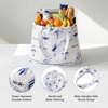 image:imageStelle Lightweight Reusable Grocery Bag with Handles Ripstop Nylon Foldable Tote Shopping Bags for Travel and GroceriesBallerina