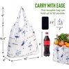 image:imageStelle Lightweight Reusable Grocery Bag with Handles Ripstop Nylon Foldable Tote Shopping Bags for Travel and GroceriesBallerina