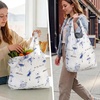 image:imageStelle Lightweight Reusable Grocery Bag with Handles Ripstop Nylon Foldable Tote Shopping Bags for Travel and GroceriesBallerina