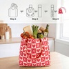 image:imageStelle Lightweight Reusable Grocery Bag with Handles Ripstop Nylon Foldable Tote Shopping Bags for Travel and GroceriesLove Match